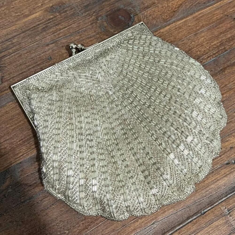 Vintage Women's Gold and Silver Bag